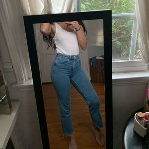 Crop straight H&M jeans